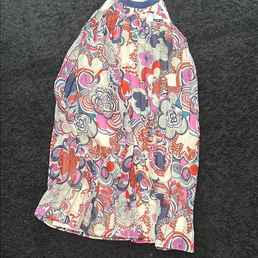 Liberty of London Multicolor Floral Midi Dress